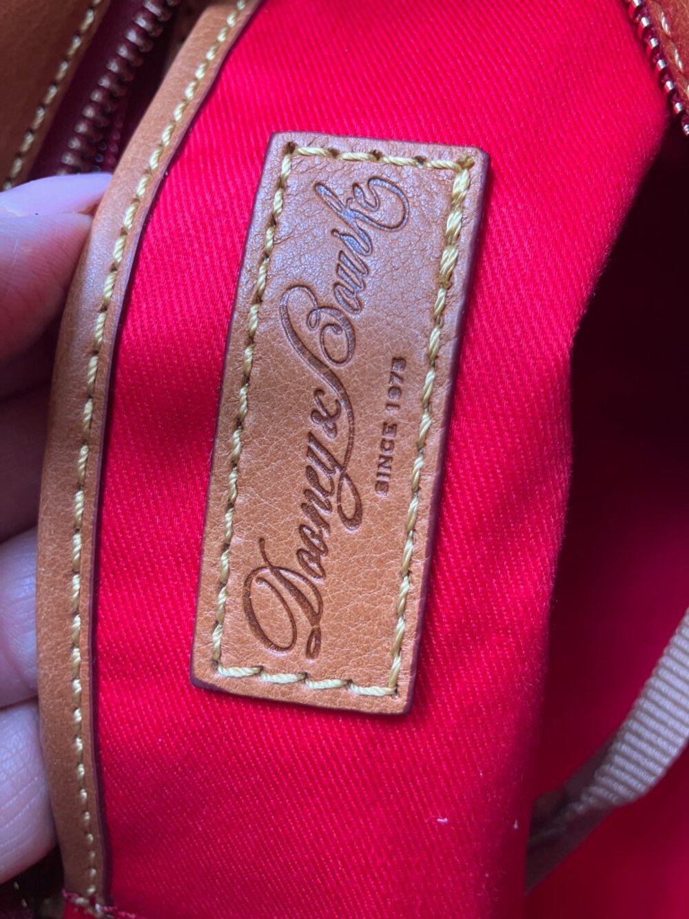 Dooney and Bourke Satchel with Web - Picture 7 of 7